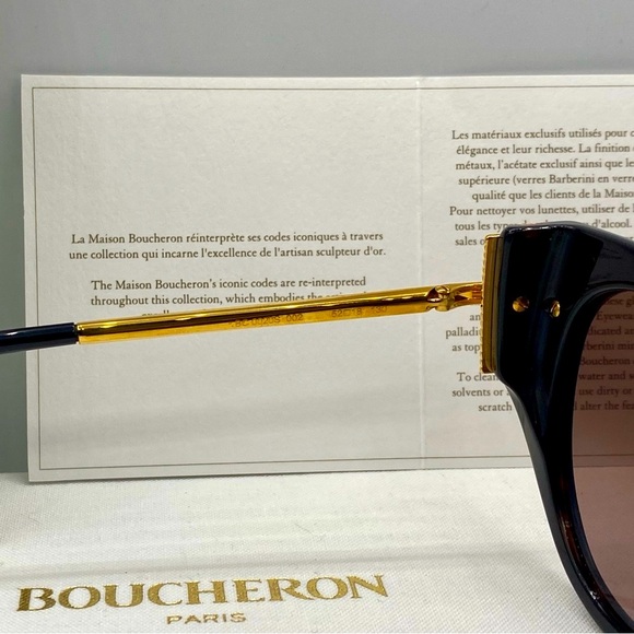 🏆Boucheron Paris BC0020S 002‼️Size 52-18-130 Made in Italy 🇮🇹 100% Authentic - Picture 12 of 16